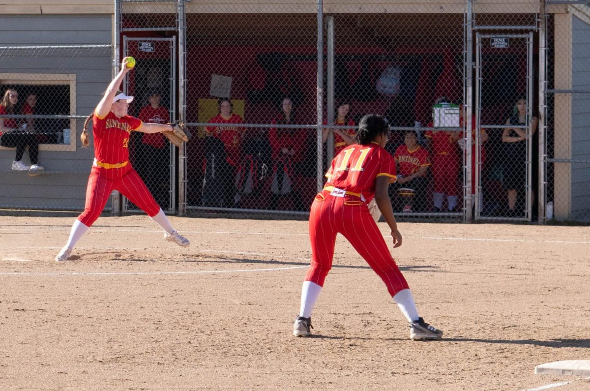 Senior Cadence Gorman pitches against Eatonville where she went 1-2 with a double while striking out five batters on defense with one earning run.